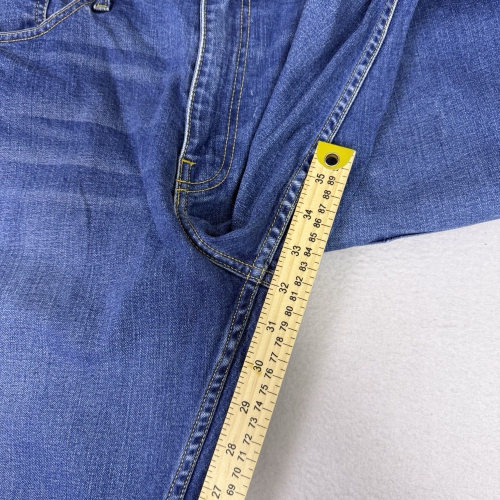 Bills Khakis Mens Classic Fit Denim Jeans 36 Made in USA‎ Blue 5 Pocket Stretch - Picture 6 of 9